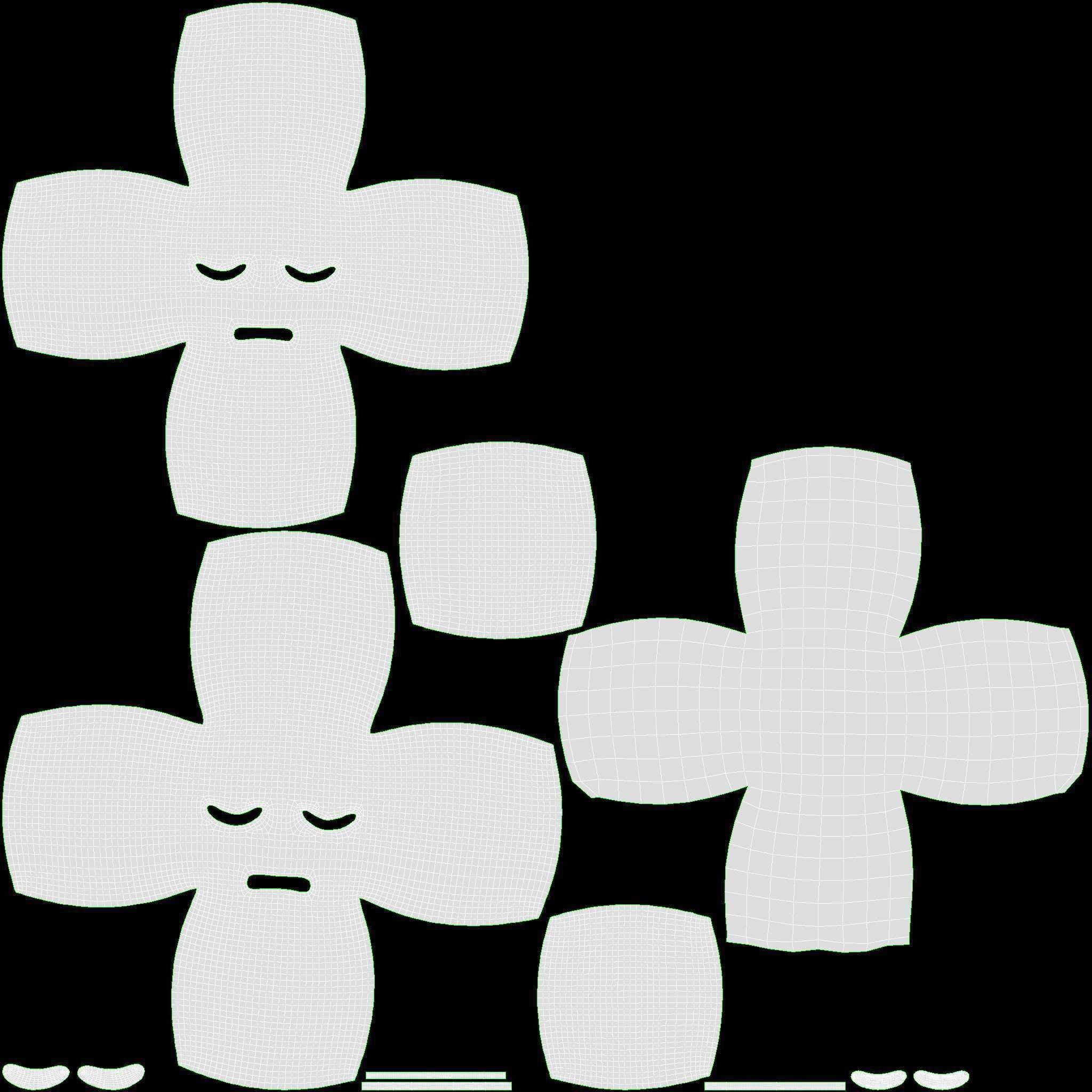 Emoji 038 Pensive 3D model_6