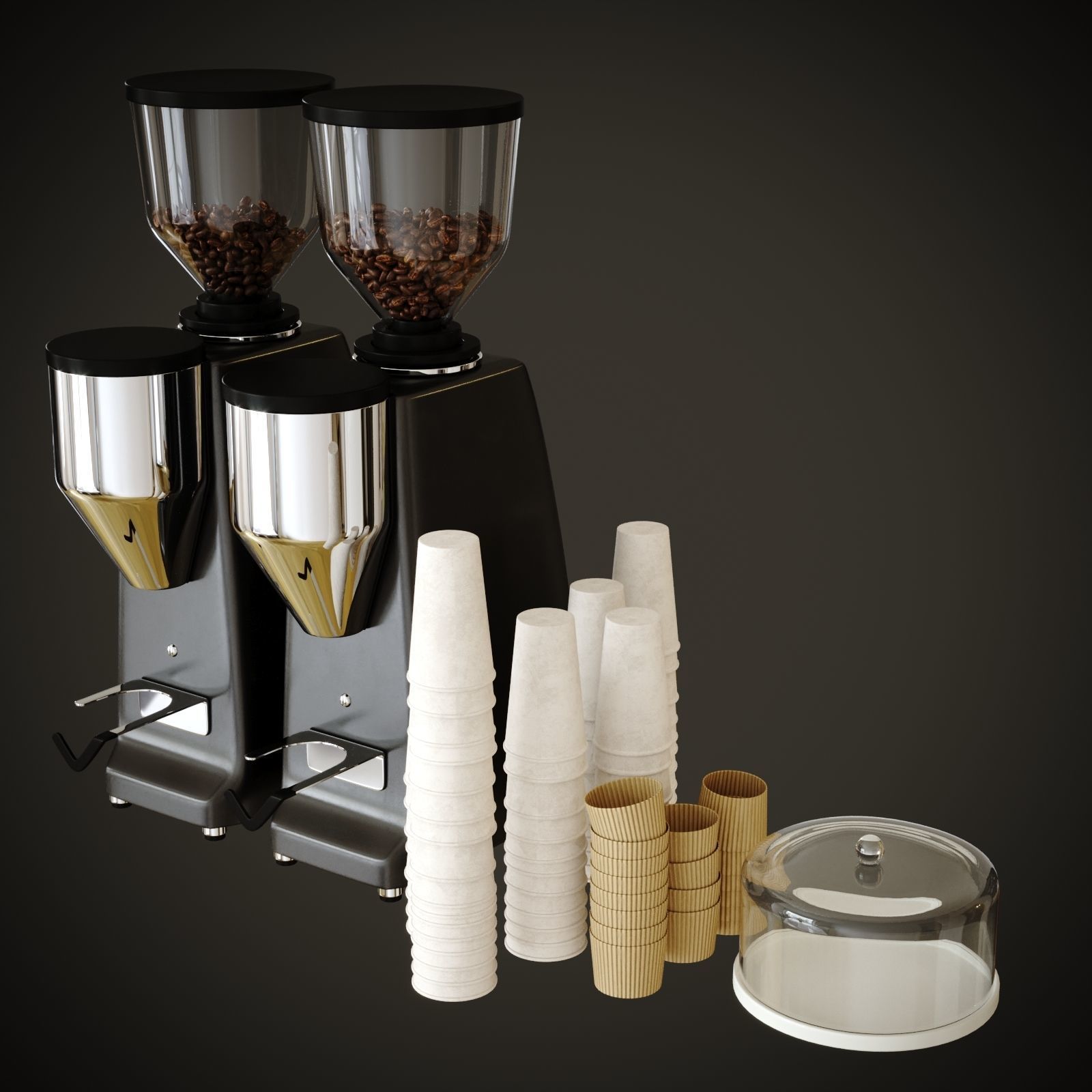 Prado Restaurant Lisbon 3D model_16