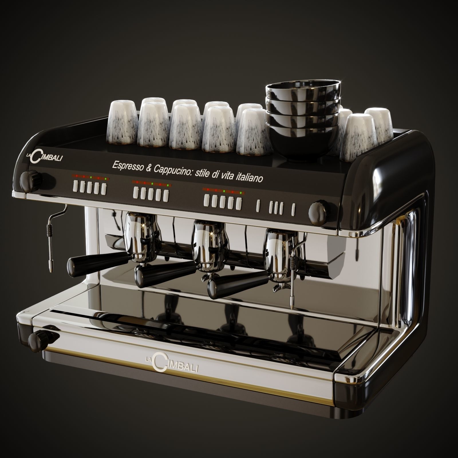 Prado Restaurant Lisbon 3D model_15