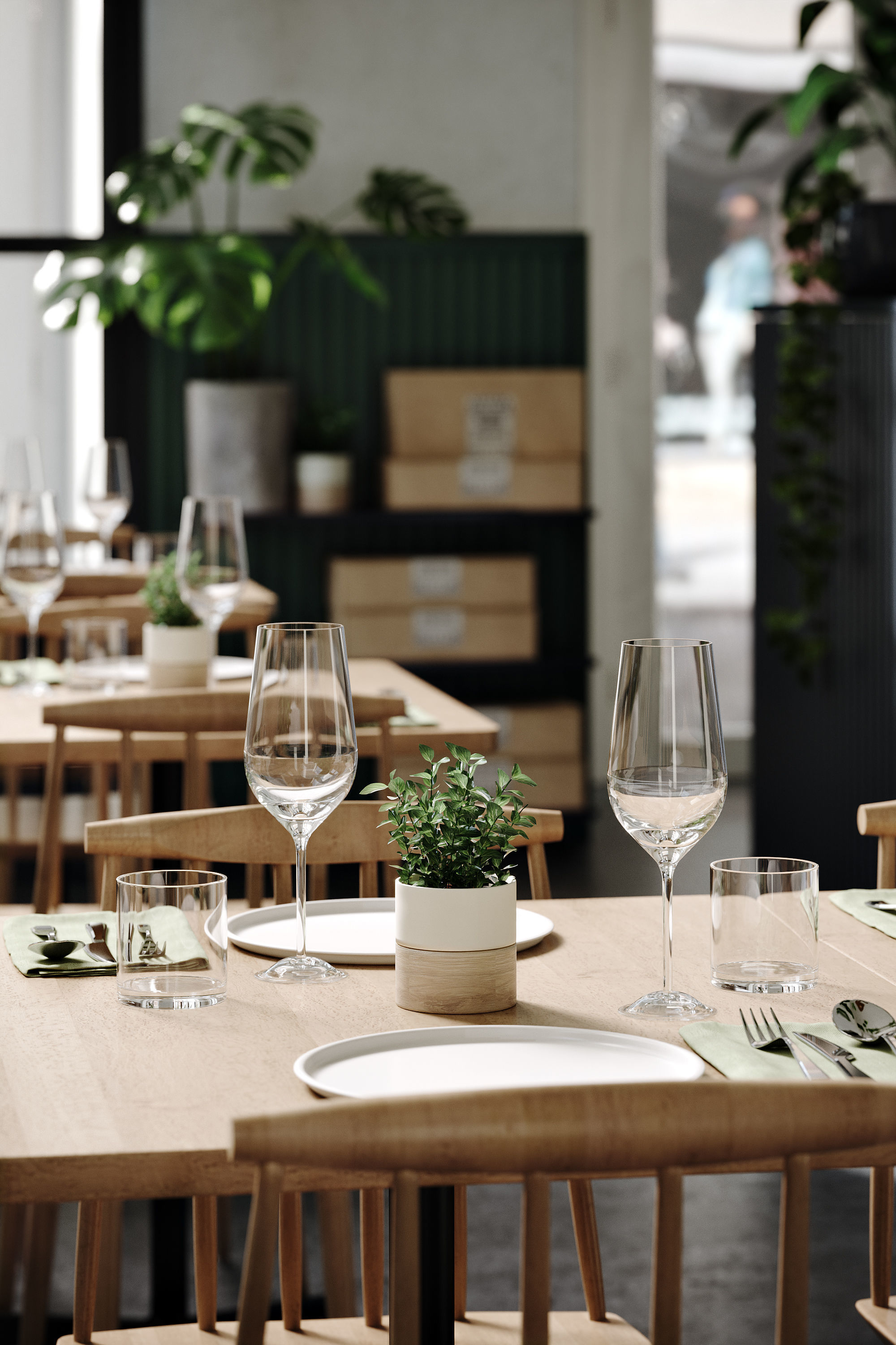 Prado Restaurant Lisbon 3D model_1