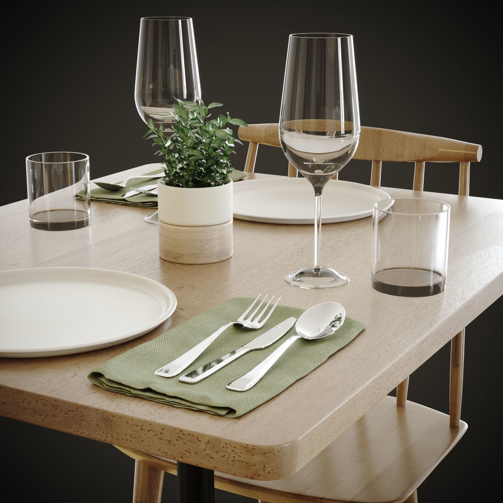 Prado Restaurant Lisbon 3D model_9