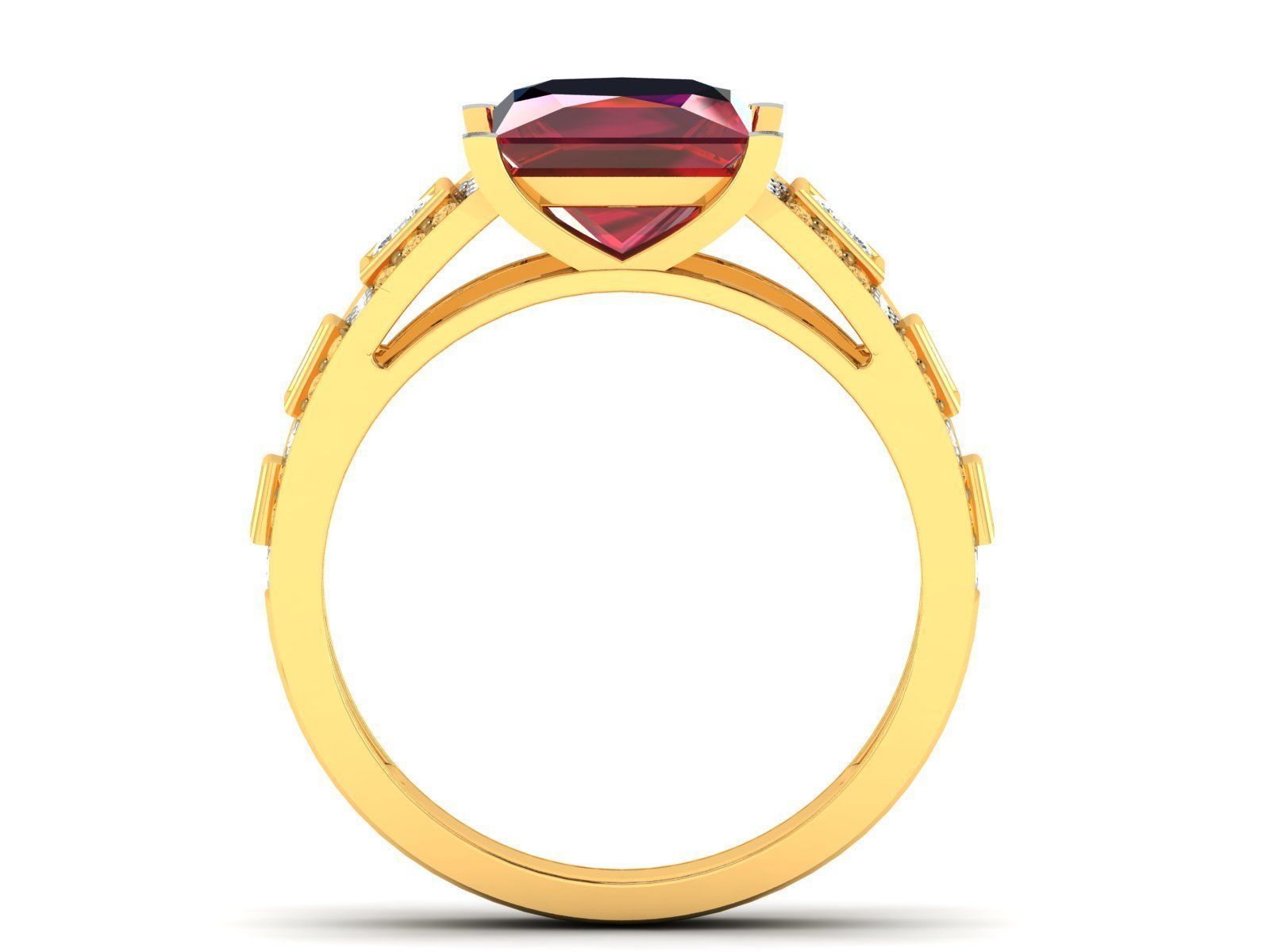 Women Ring 3D print model_2
