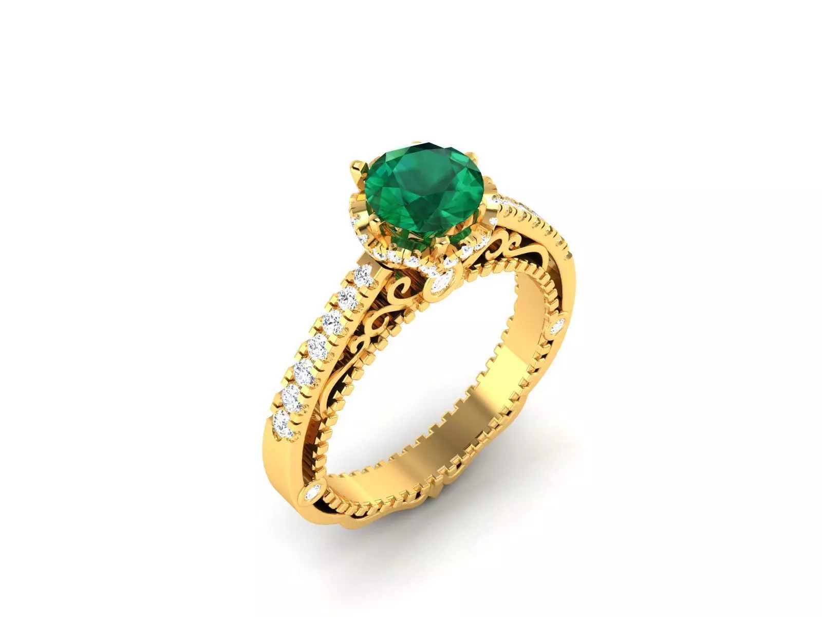 Women Ring 3D print model_0