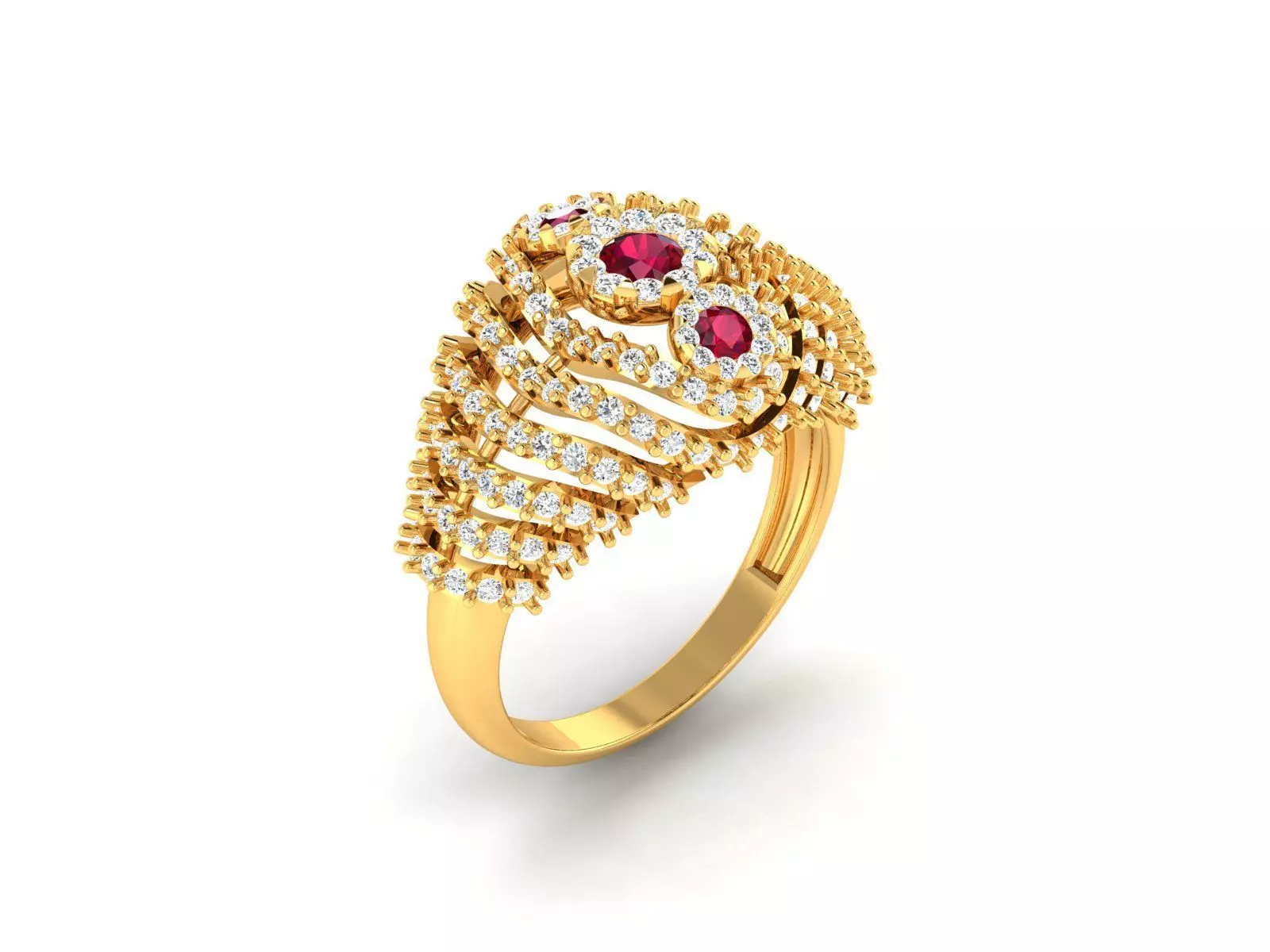 Women Ring 3D print model_0