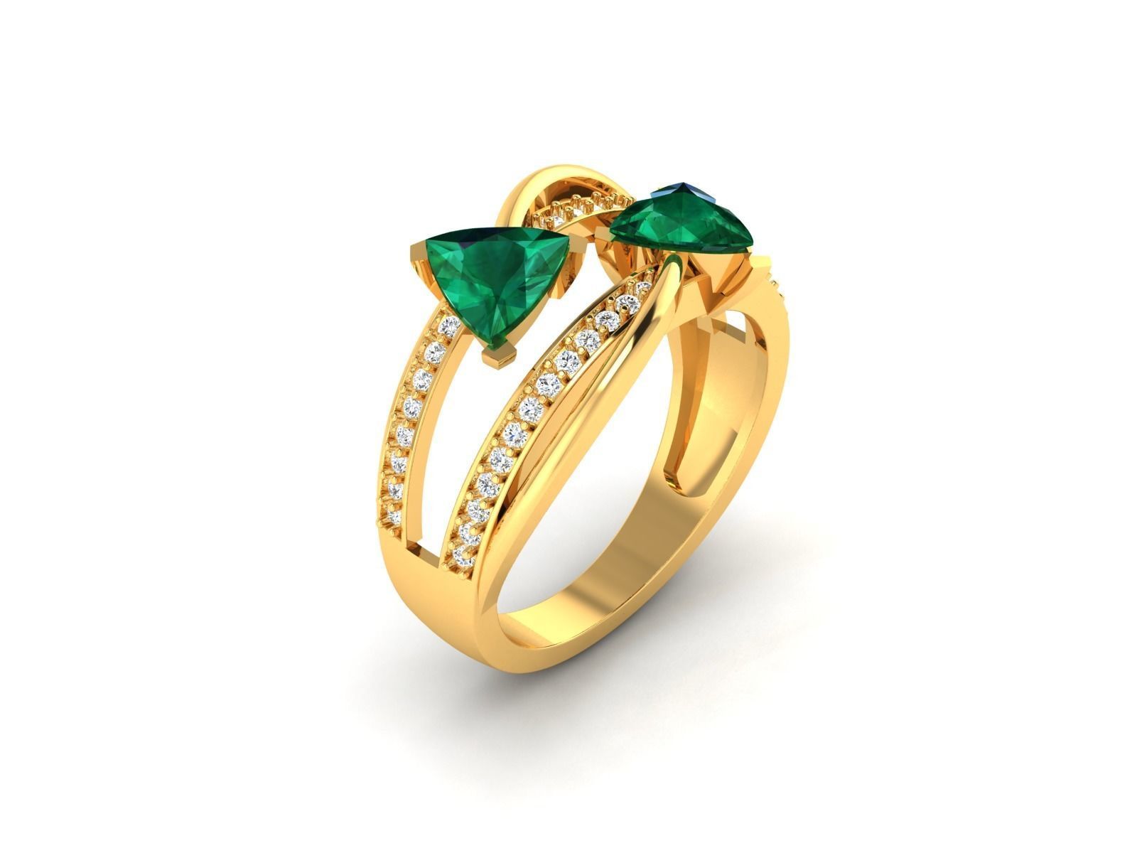 Women Ring 3D print model_1