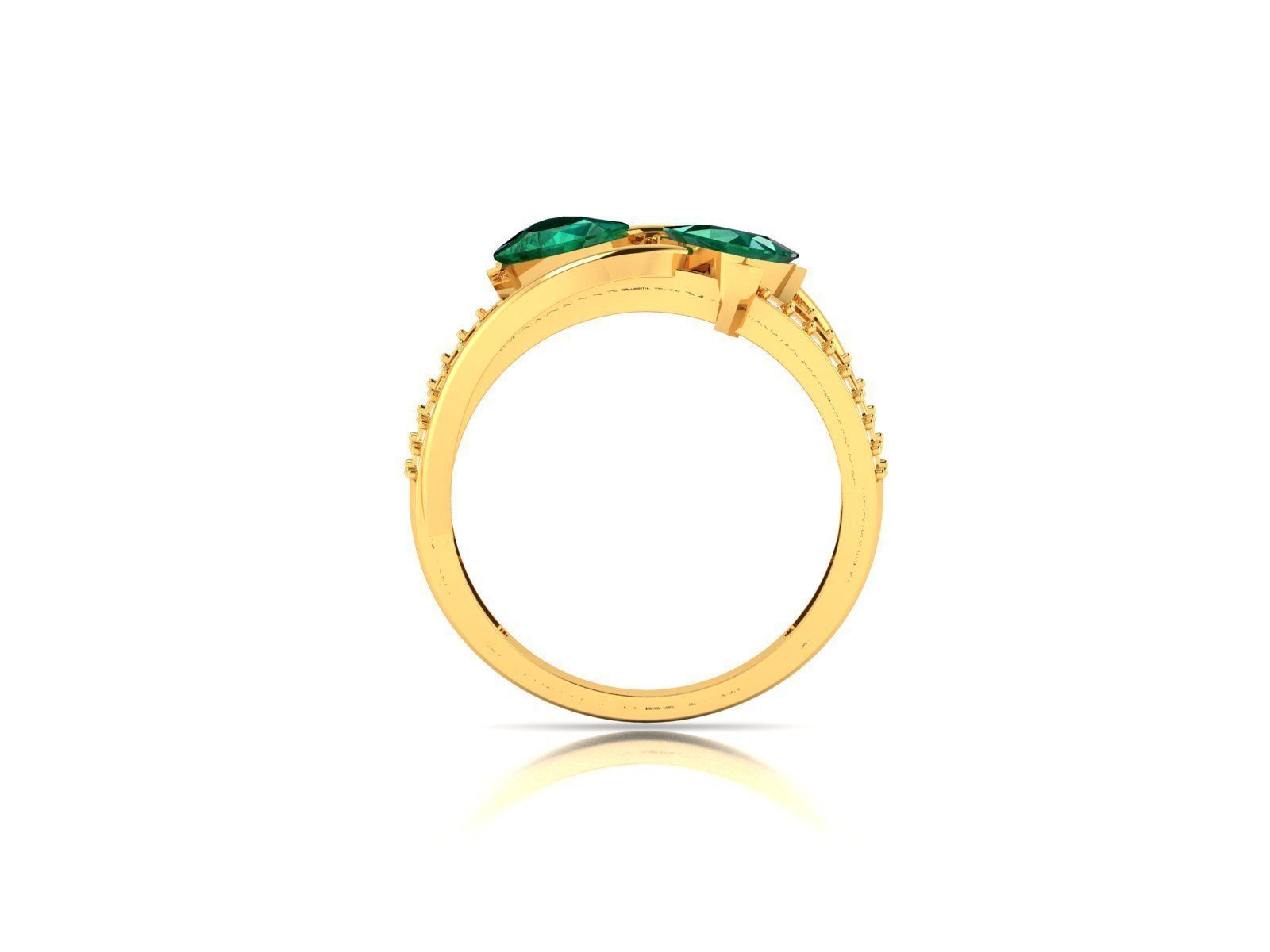 Women Ring 3D print model_2