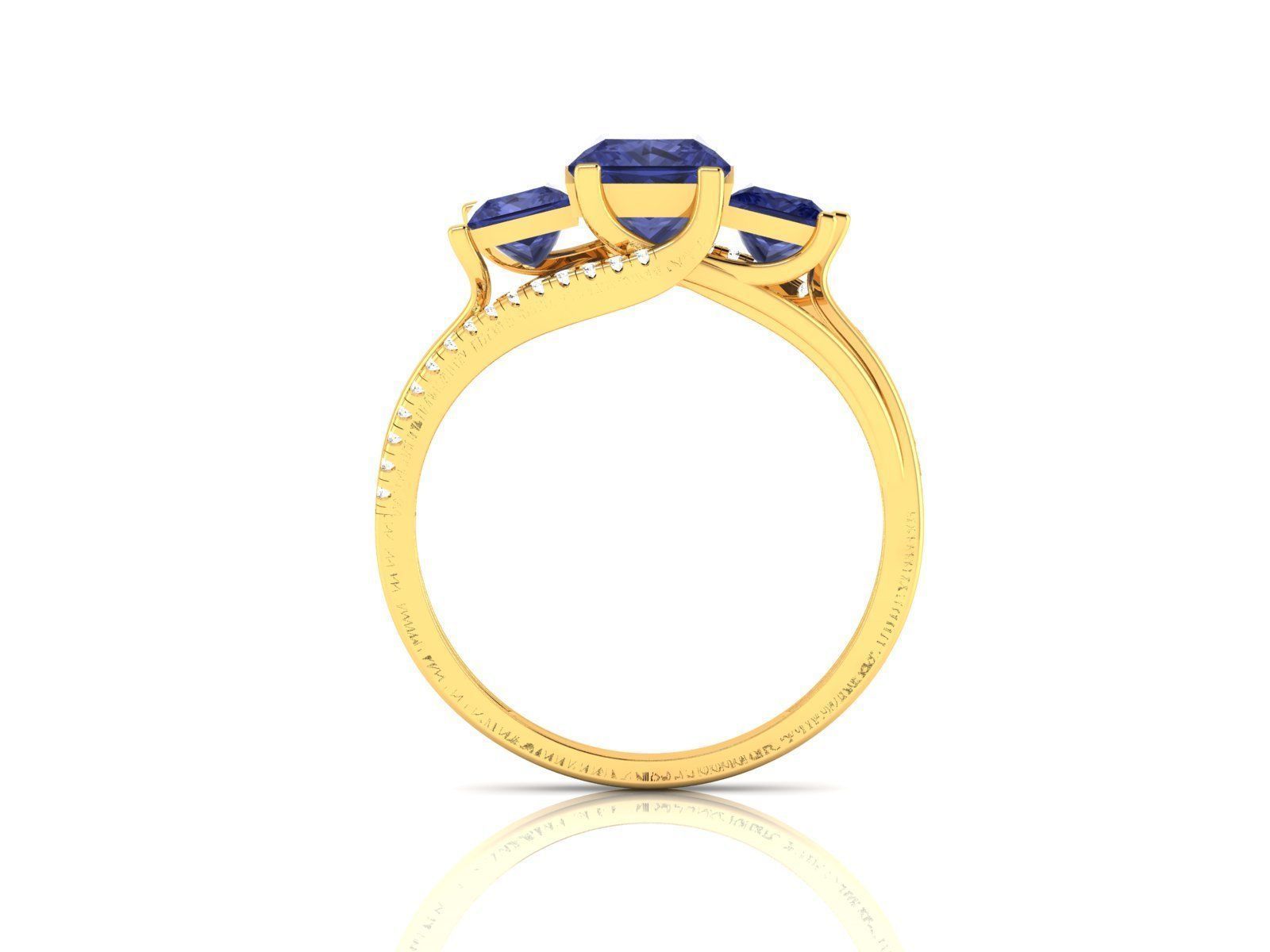 Women Ring 3D print model_2