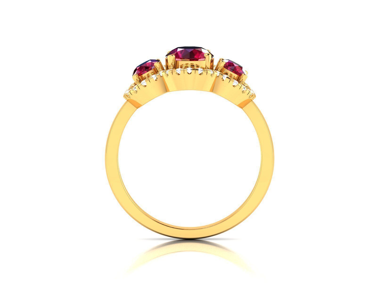 Women Ring 3D print model_2