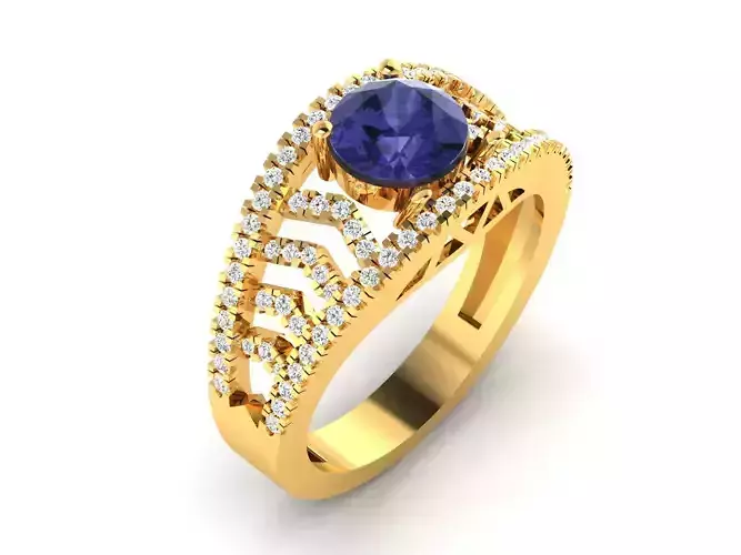 Women Ring 3D print model