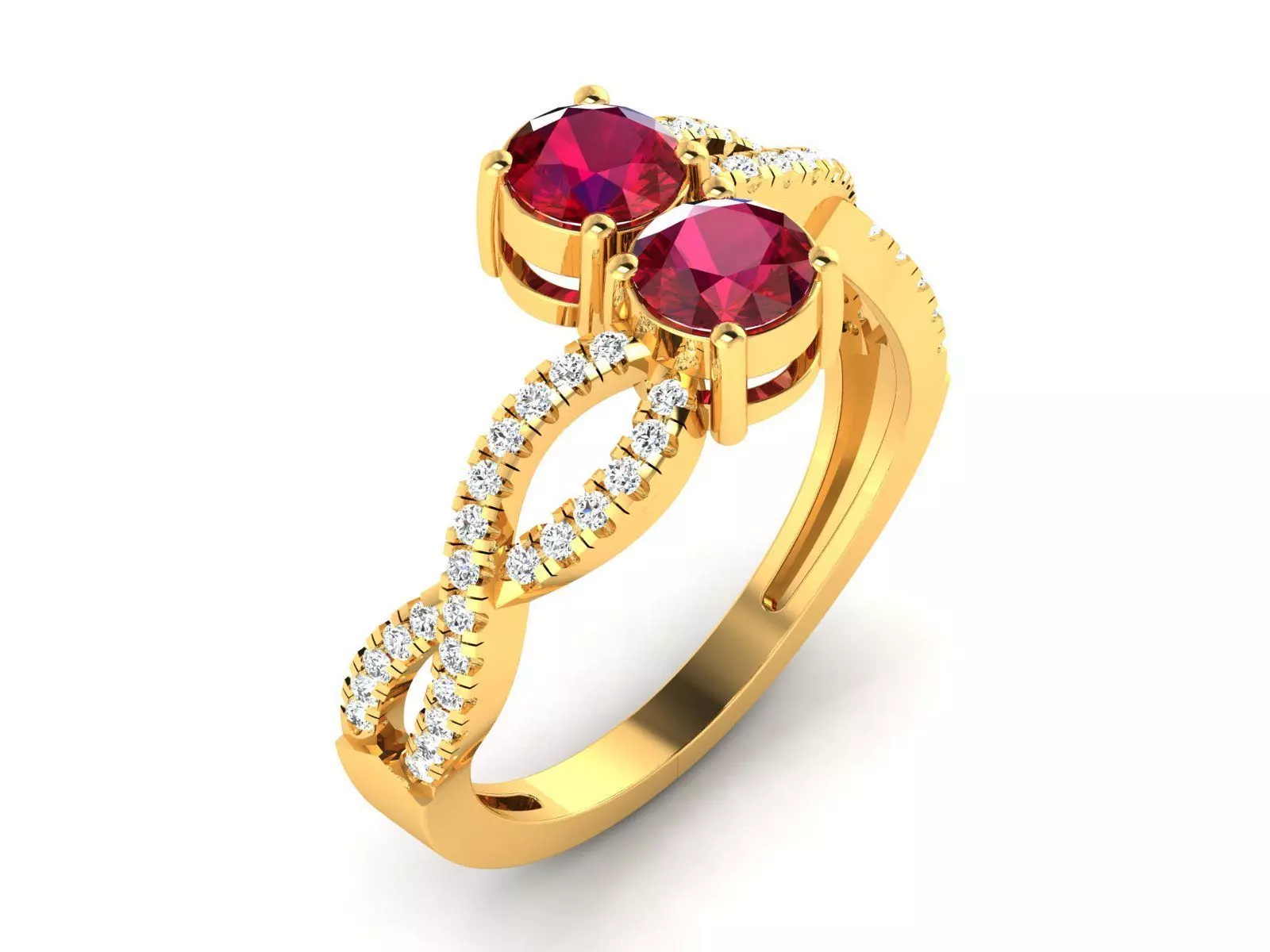 Women Ring 3D print model_0