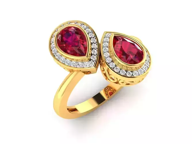 Women Ring 3D print model