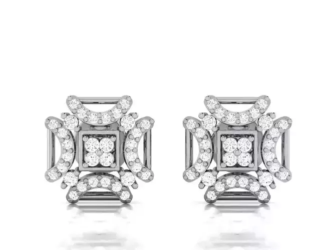 Women Earrings 3D print model