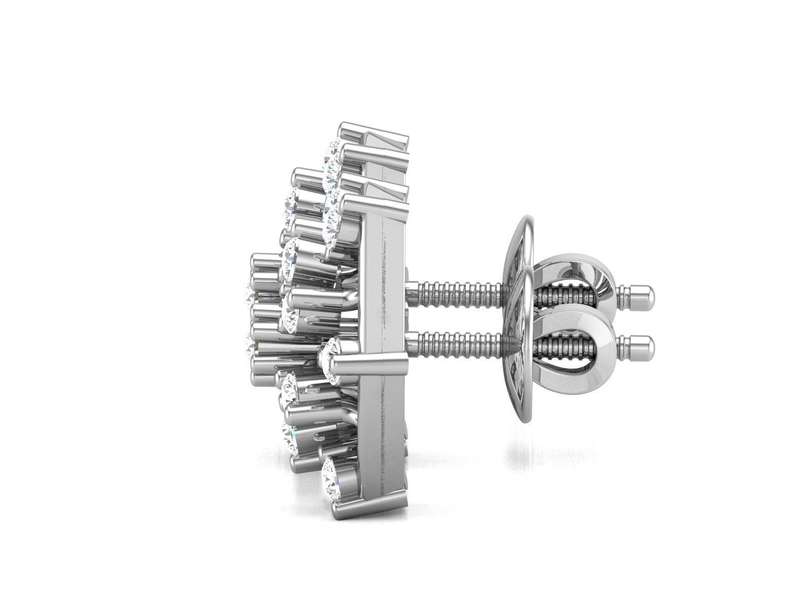 Women Earrings 3D print model_2