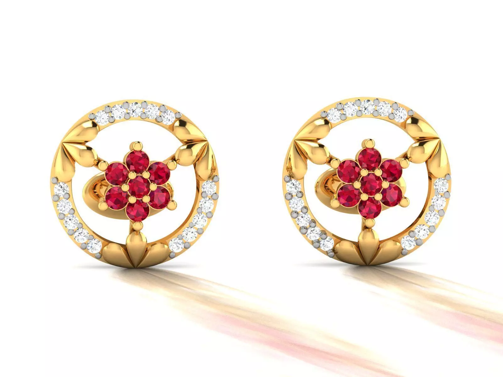 Women Earrings 3D print model_0