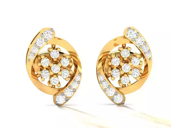 Women Earrings 3D print model