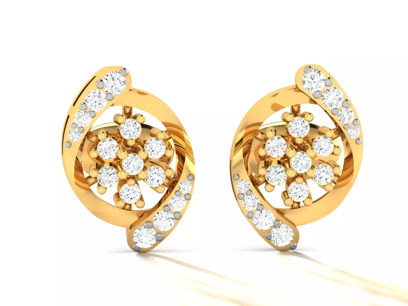 Women Earrings 3D print model_0