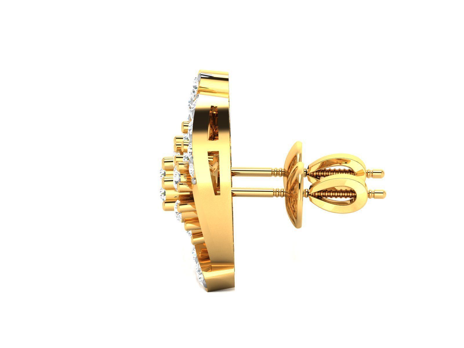 Women Earrings 3D print model_1