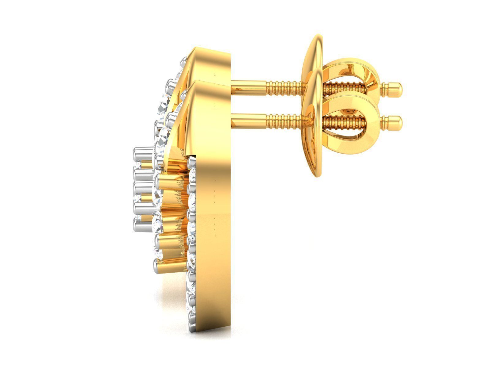 Women Earrings 3D print model_2