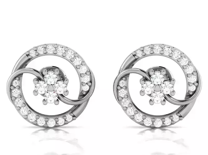 Women Earrings 3D print model