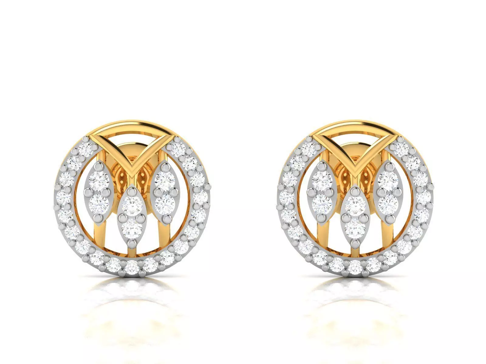 Women Earrings 3D print model_0