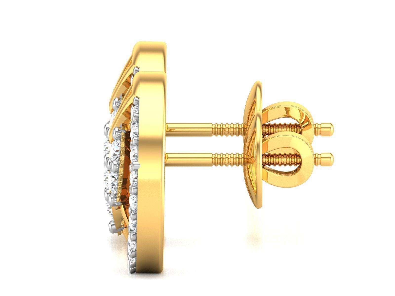 Women Earrings 3D print model_1