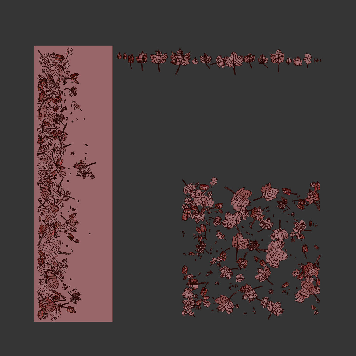 Autumn leaves 4 3D model_5