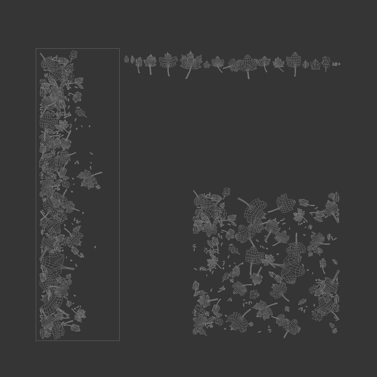 Autumn leaves 4 3D model_6