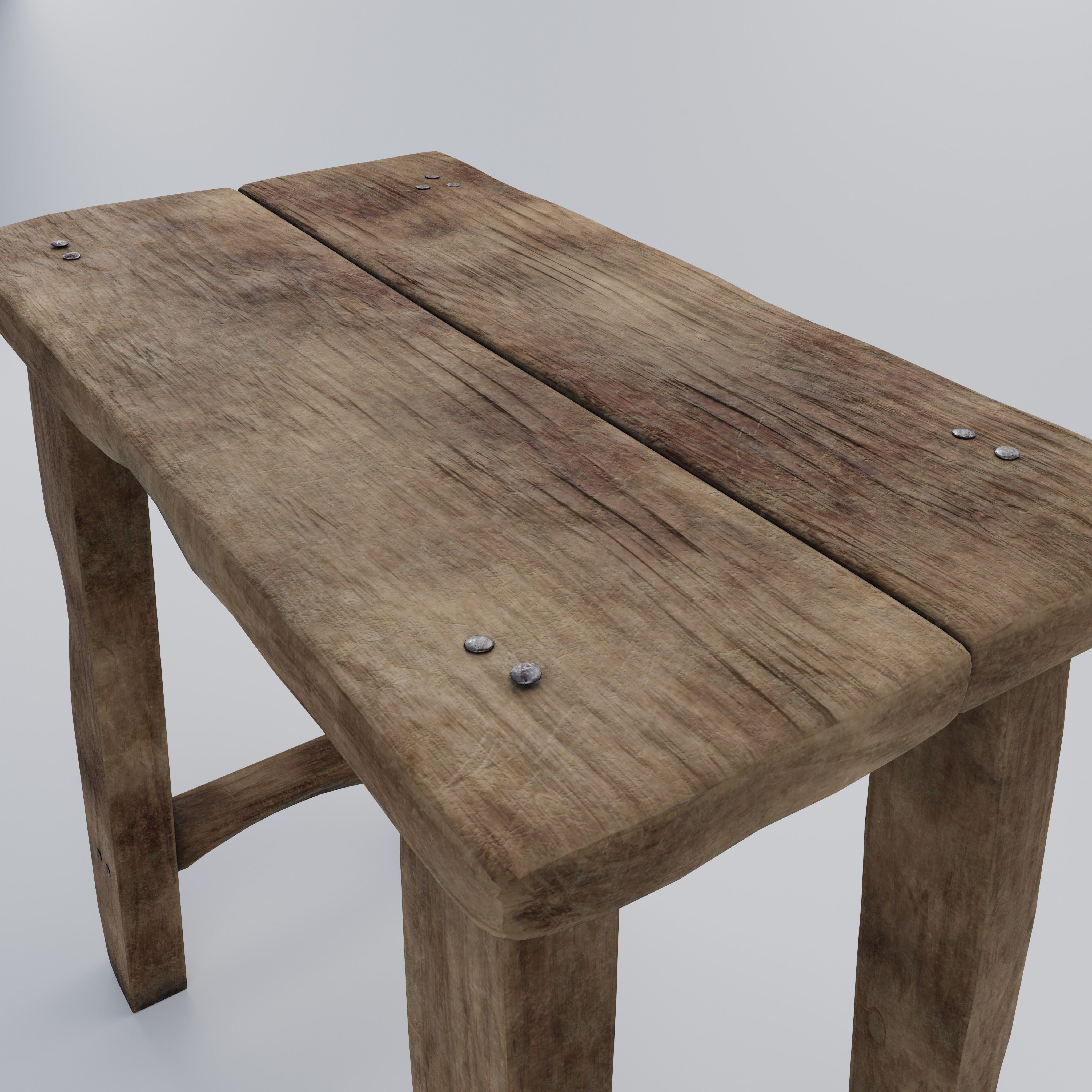Table-Stool Mesa-Taburete 3D model_3