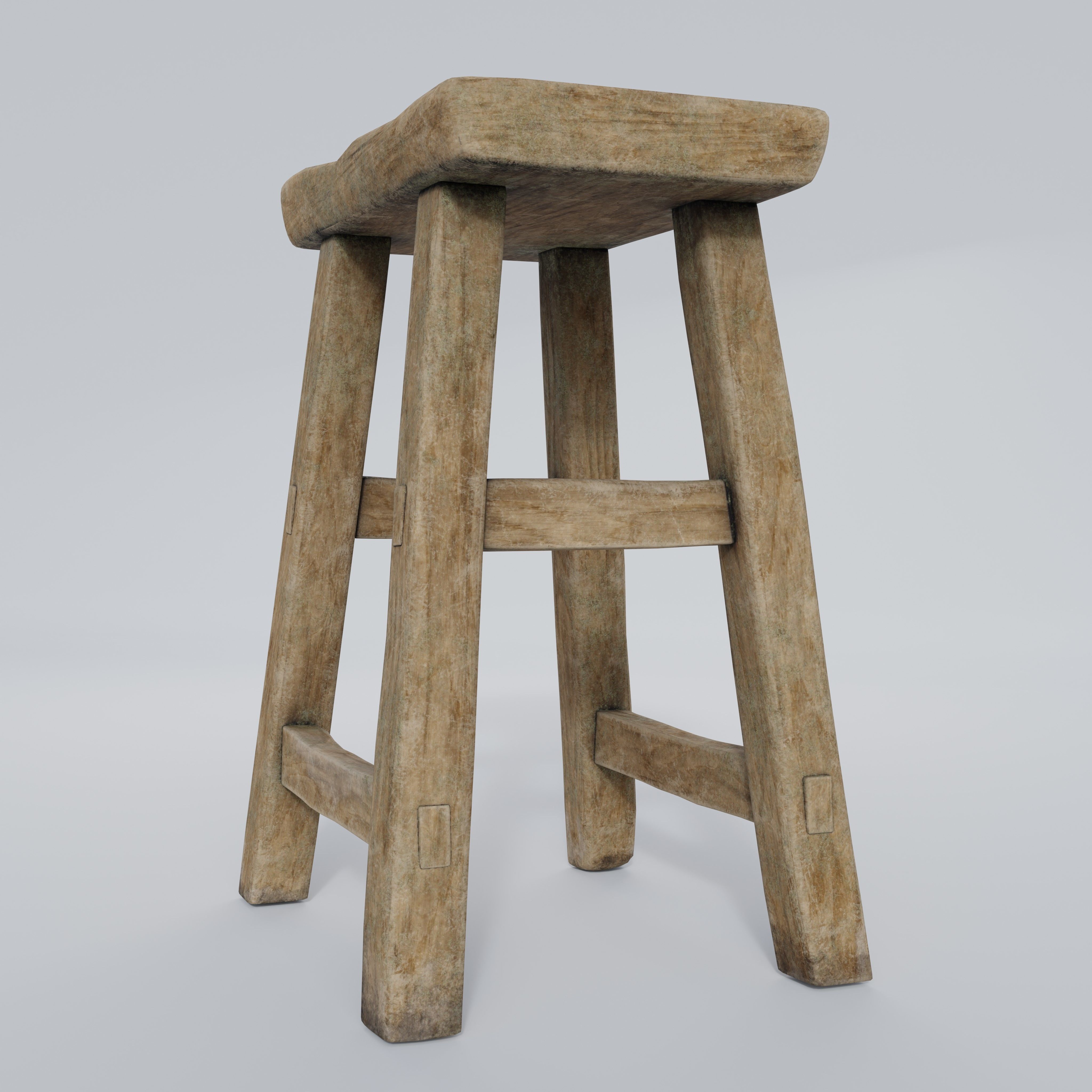 Table-Stool Mesa-Taburete 3D model_6