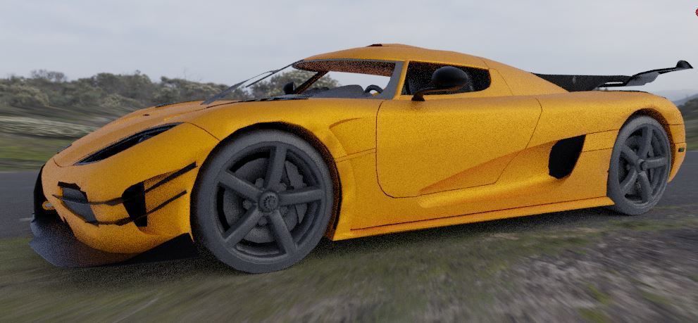 koenigsegg agera Low-poly 3D model_1