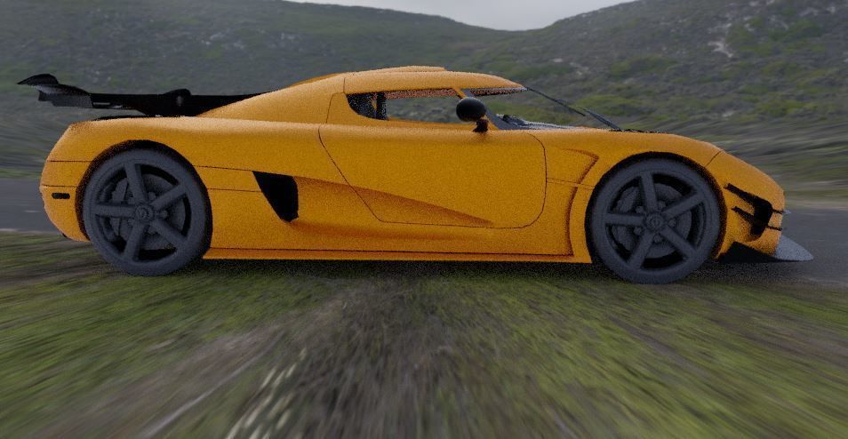 koenigsegg agera Low-poly 3D model_3