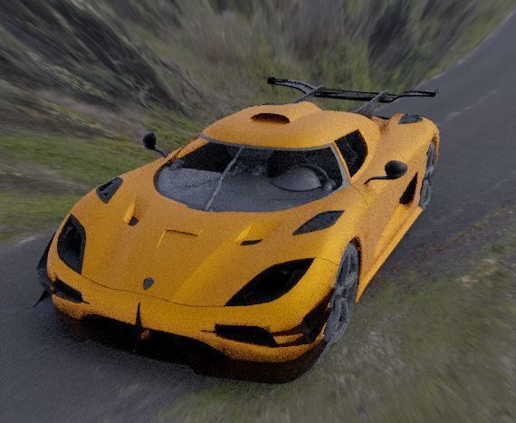 koenigsegg agera Low-poly 3D model_5