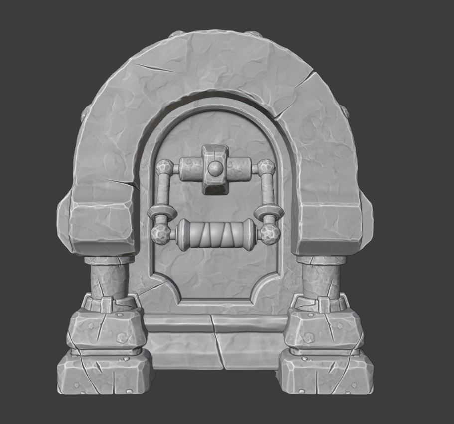 Golden Chest 3D print model_4