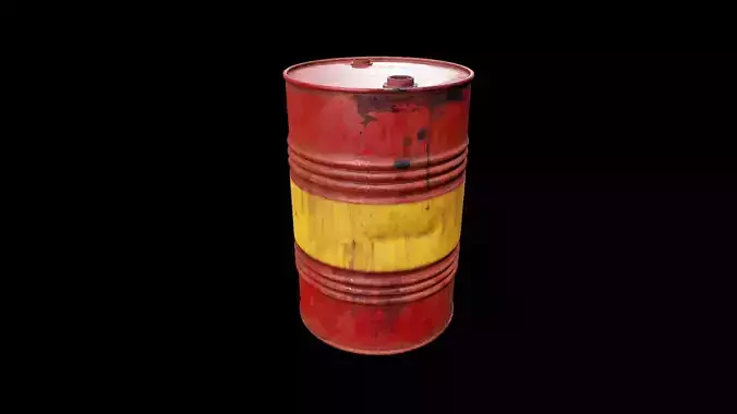  Rusty Oil Barrel - Tutorial Included