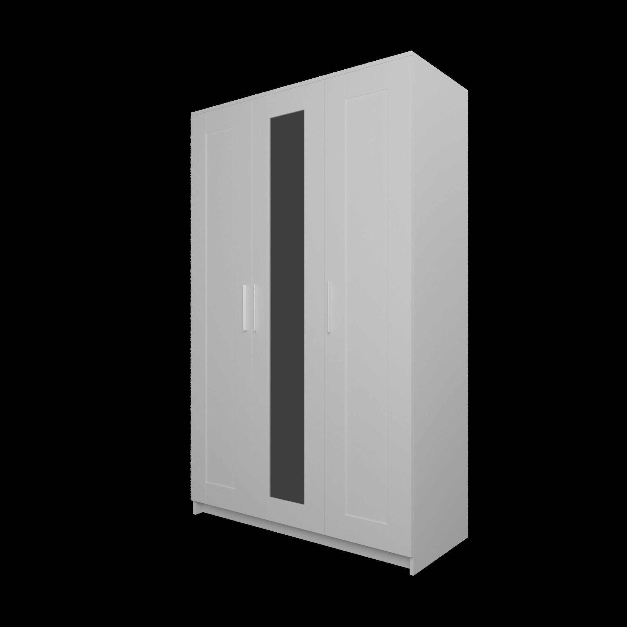  Ikea BRIMNES wardrobe Collections 3D model_10