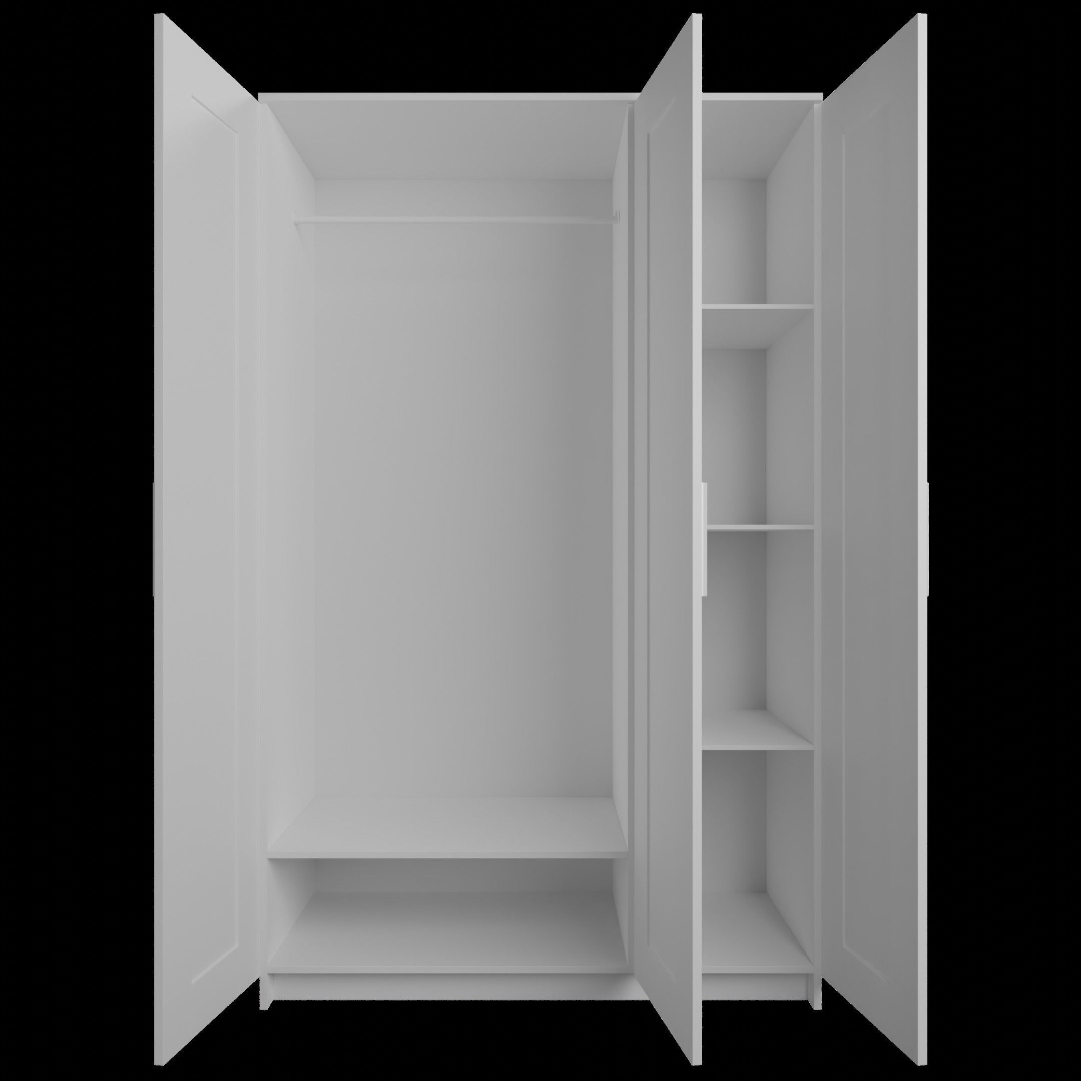  Ikea BRIMNES wardrobe Collections 3D model_11
