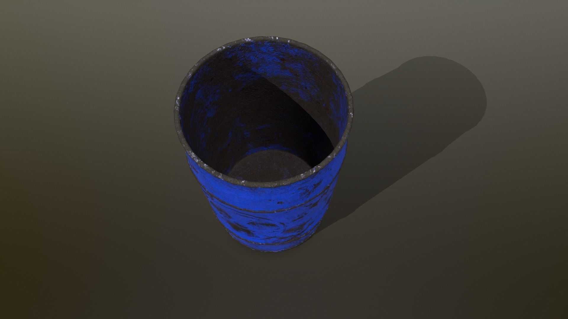Barrel Set Low-poly 3D model_13