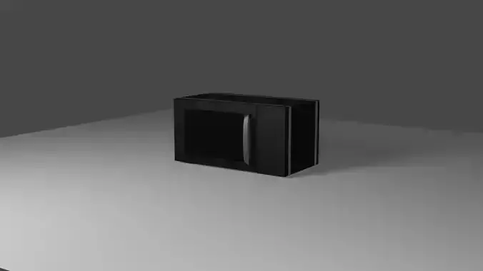 microwave oven on table