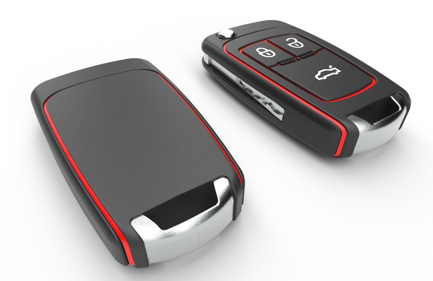 Car key Model 1 3D model_2