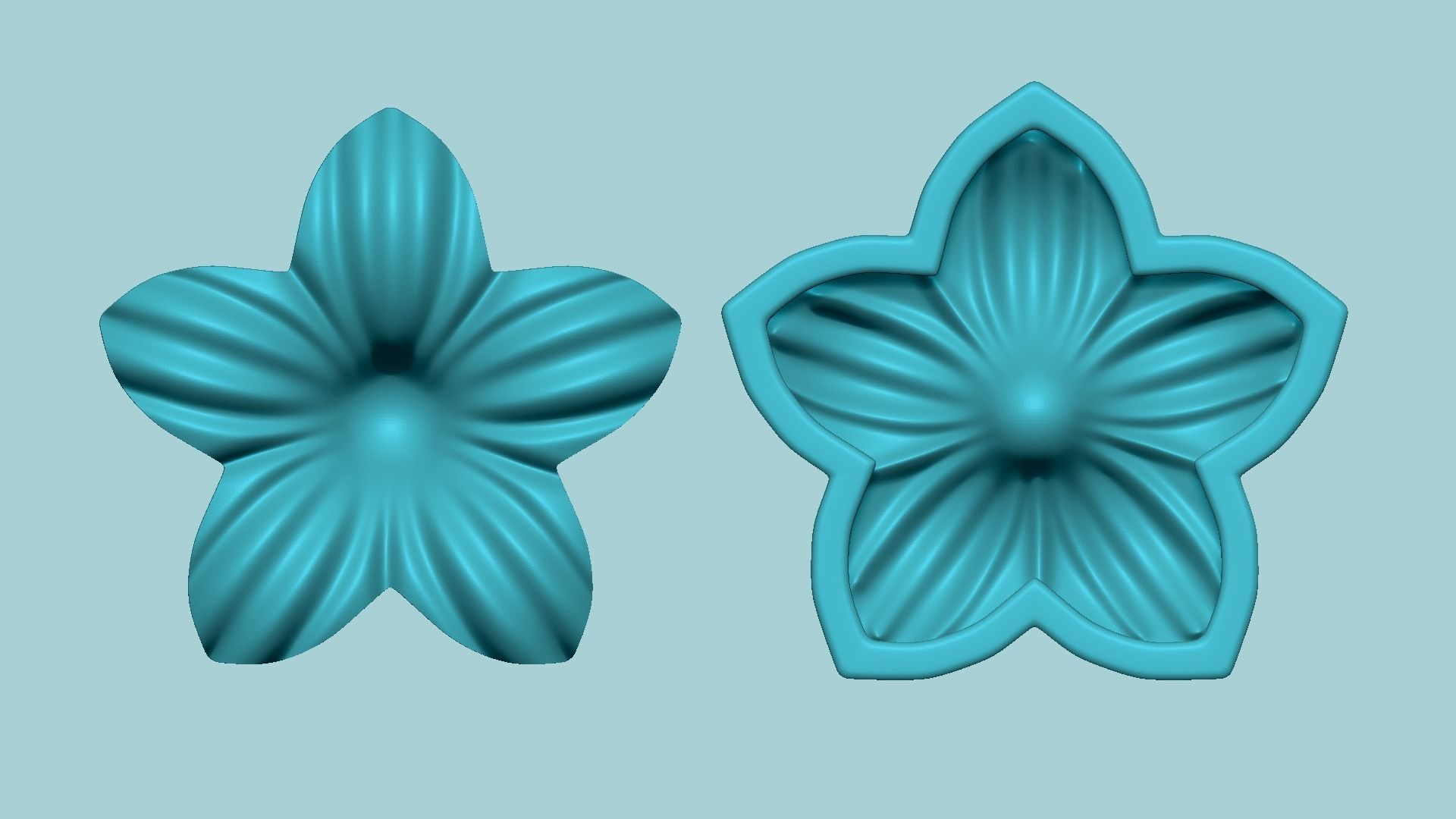 North Star Flower - Molding Arrangement EVA Foam Craft 3D print model_1