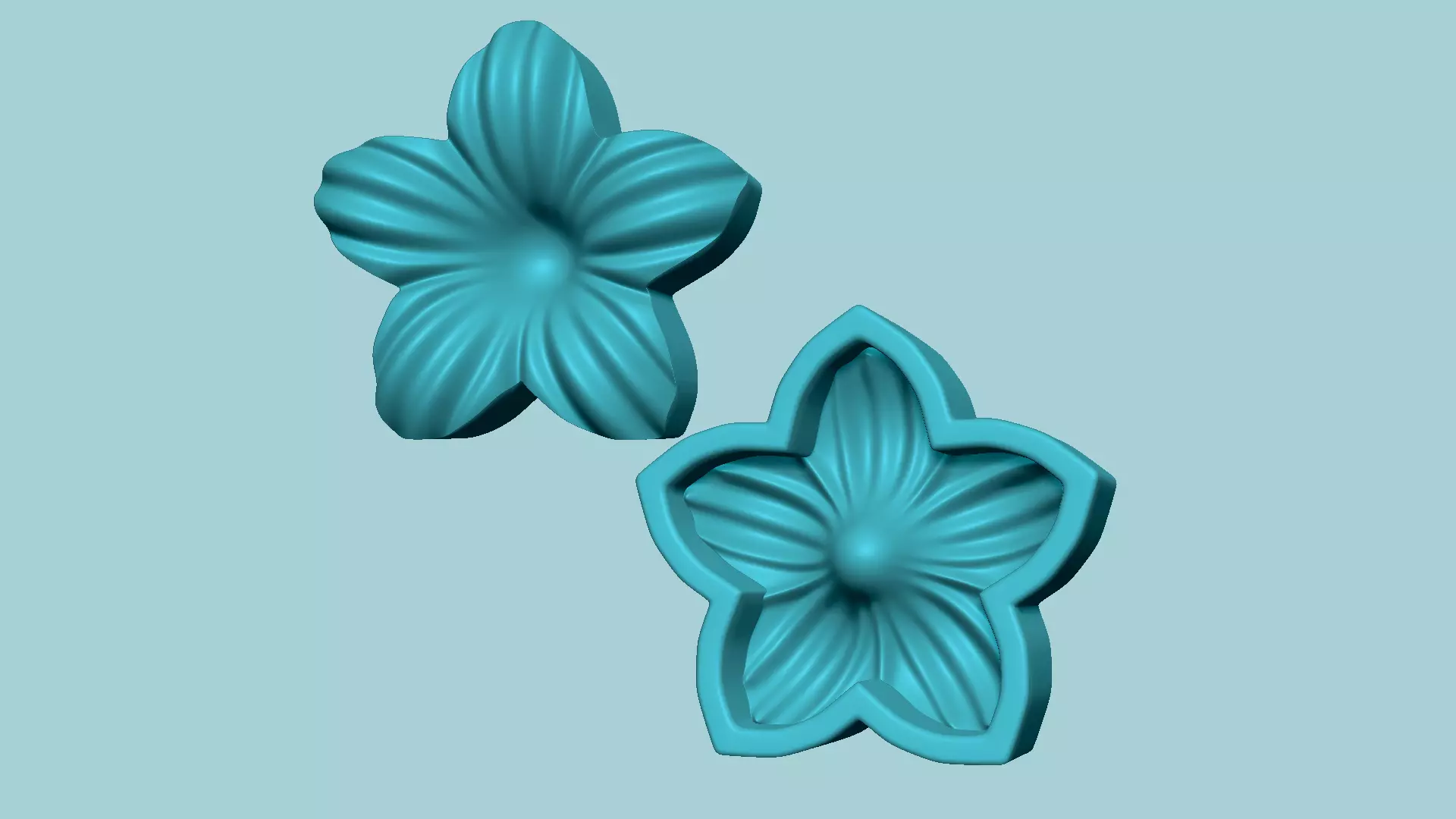 North Star Flower - Molding Arrangement EVA Foam Craft 3D print model_0
