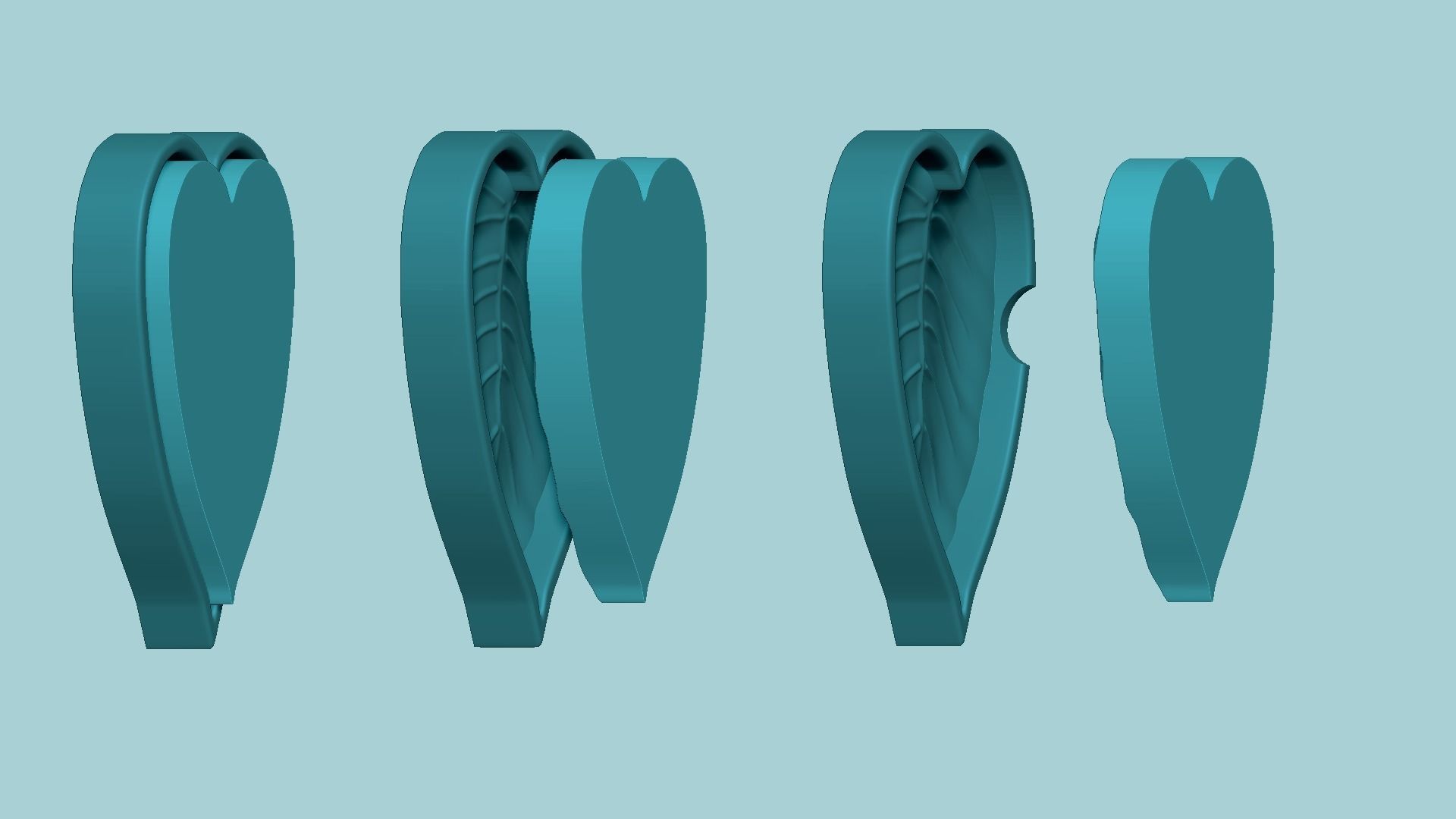 Boa Leaf - Molding Arrangement EVA Foam Craft 3D print model_11
