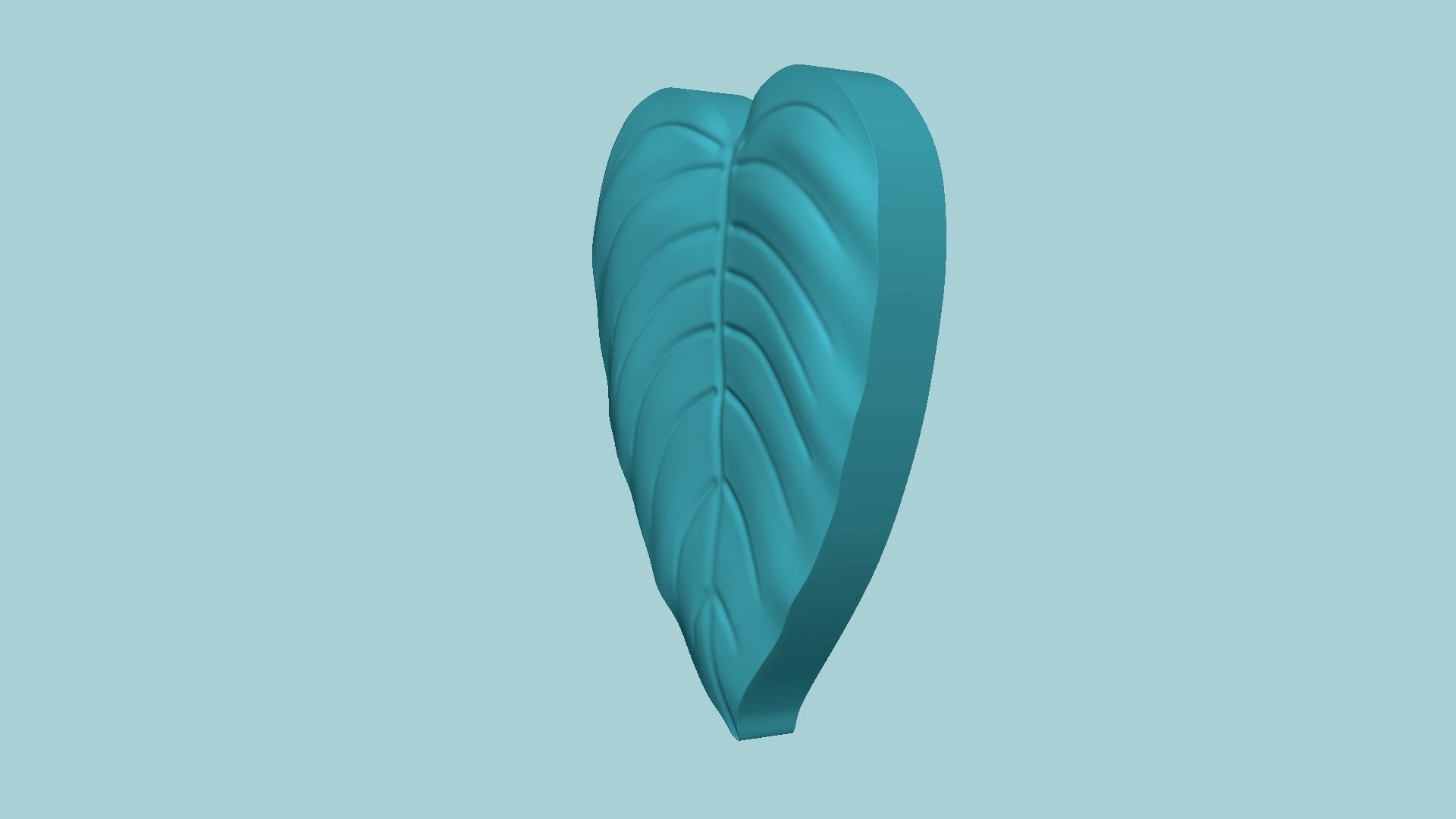 Boa Leaf - Molding Arrangement EVA Foam Craft 3D print model_4