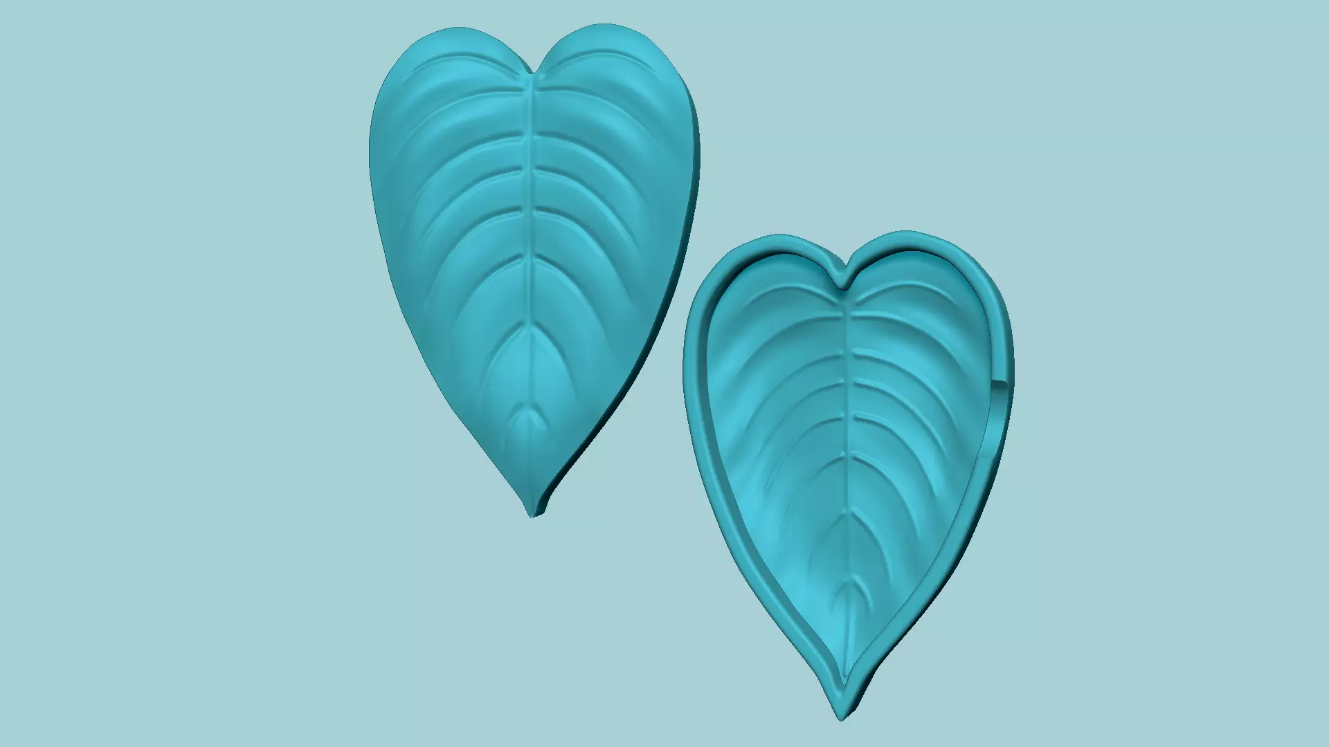 Boa Leaf - Molding Arrangement EVA Foam Craft 3D print model_0