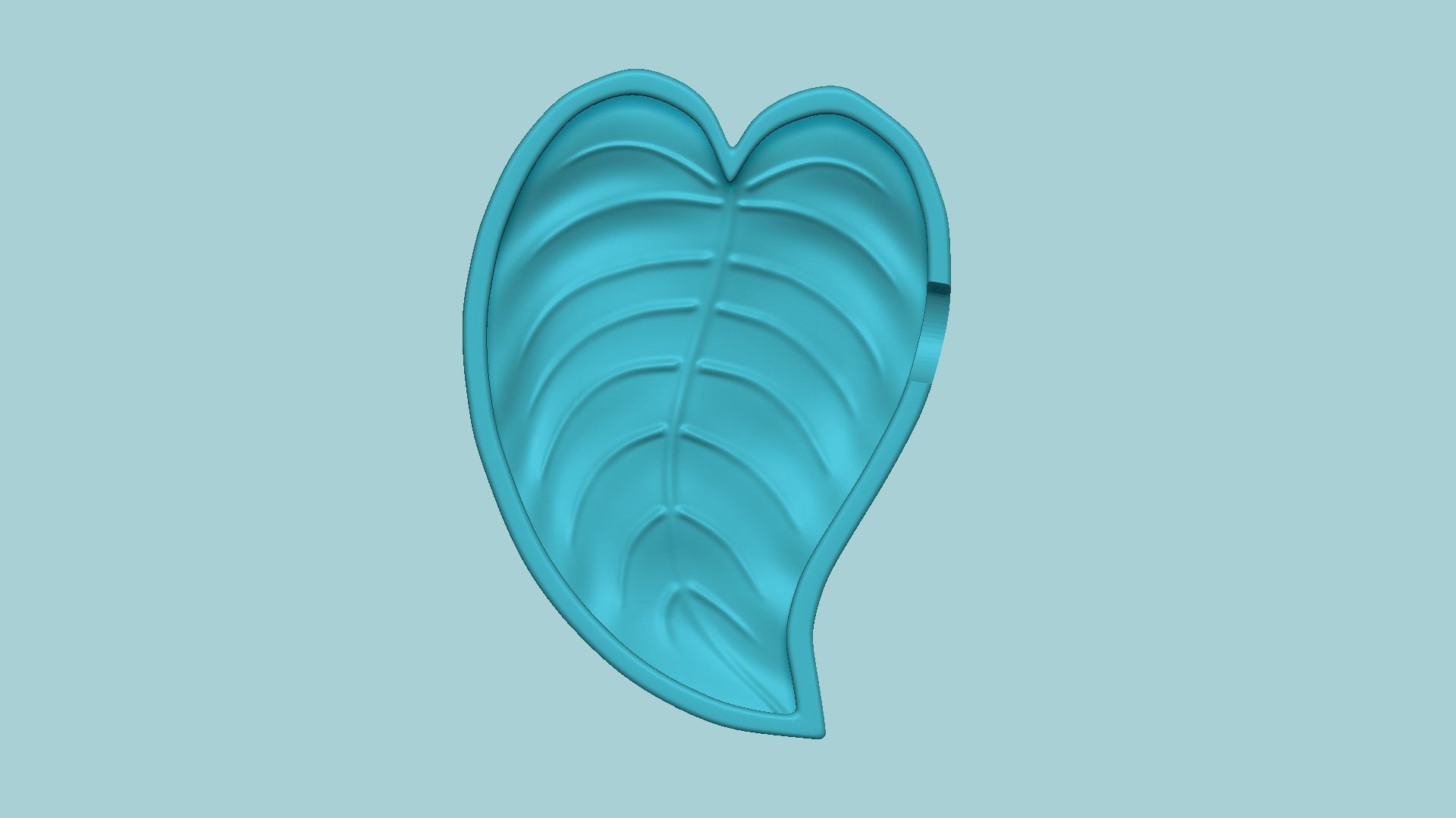 Boa Curved Leaf - Molding Arrangement EVA Foam Craft 3D print model_5