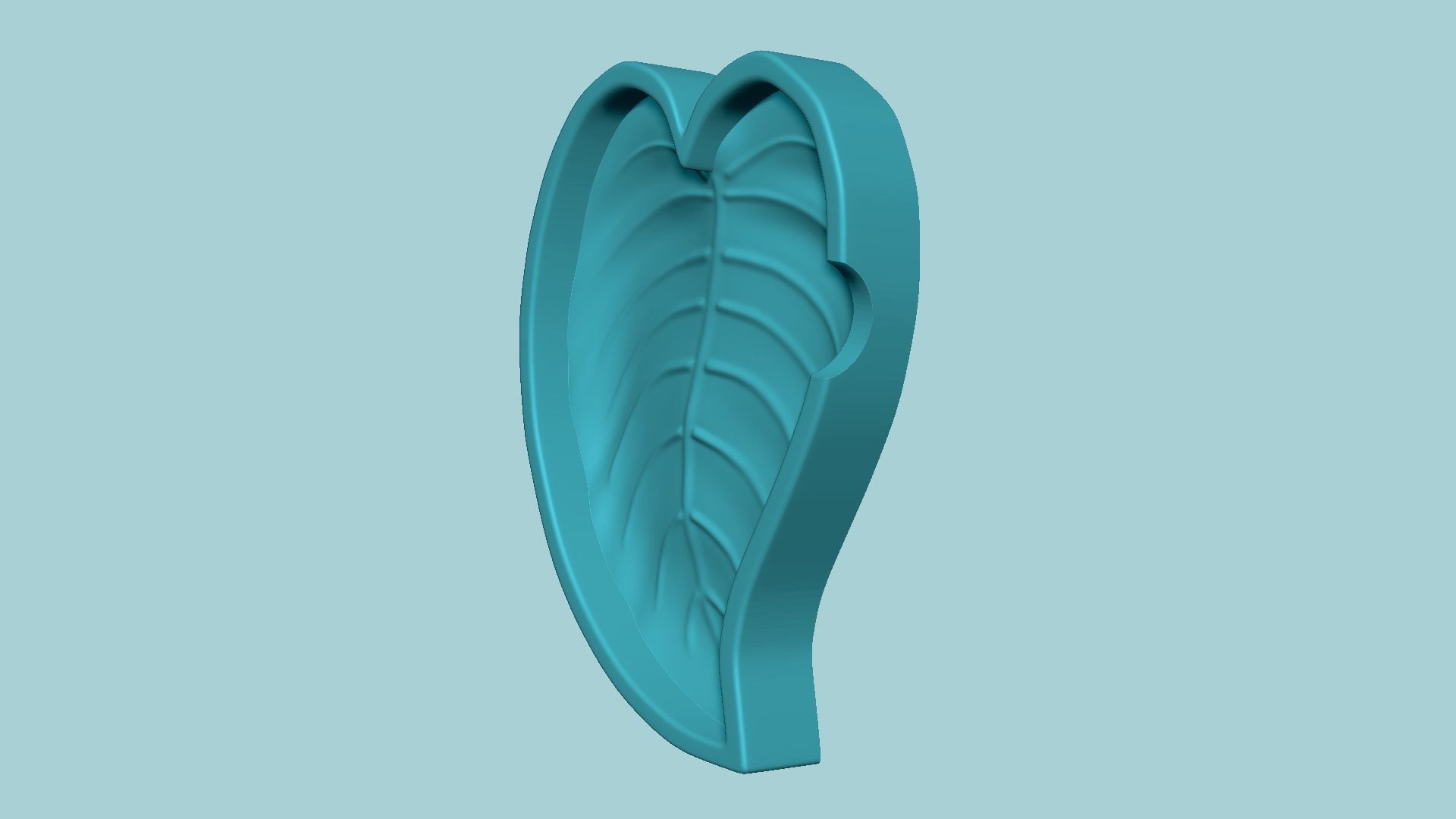 Boa Curved Leaf - Molding Arrangement EVA Foam Craft 3D print model_7