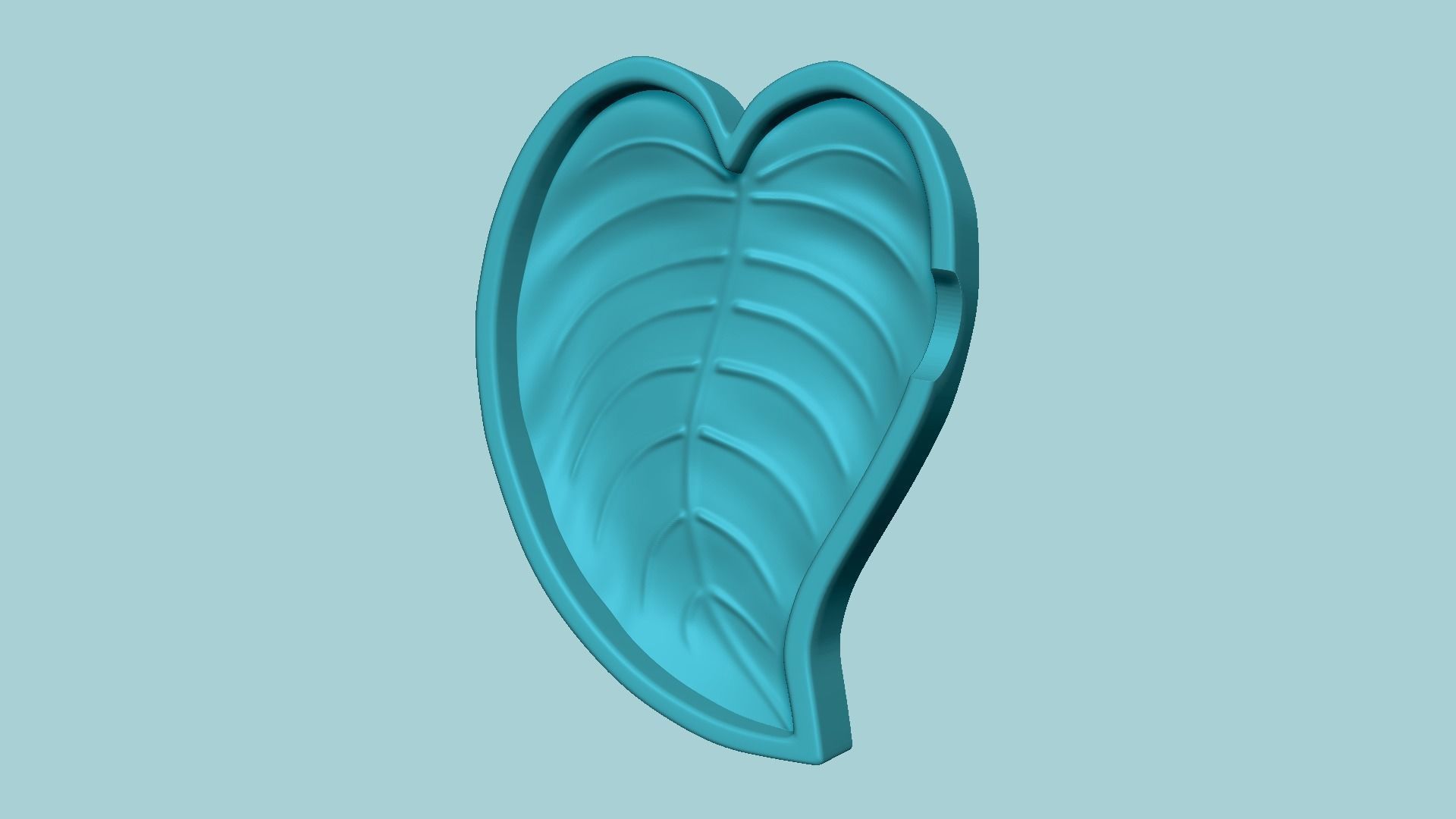 Boa Curved Leaf - Molding Arrangement EVA Foam Craft 3D print model_6