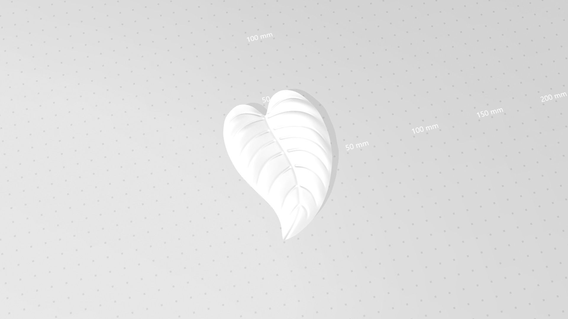 Boa Curved Leaf - Molding Arrangement EVA Foam Craft 3D print model_11