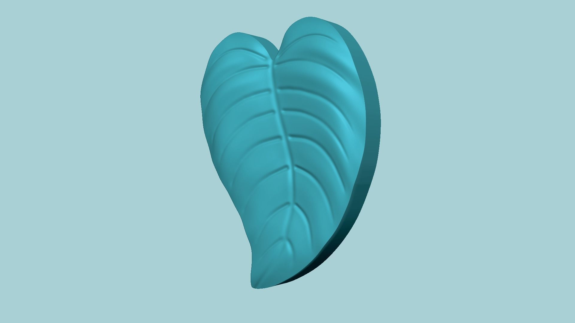 Boa Curved Leaf - Molding Arrangement EVA Foam Craft 3D print model_3