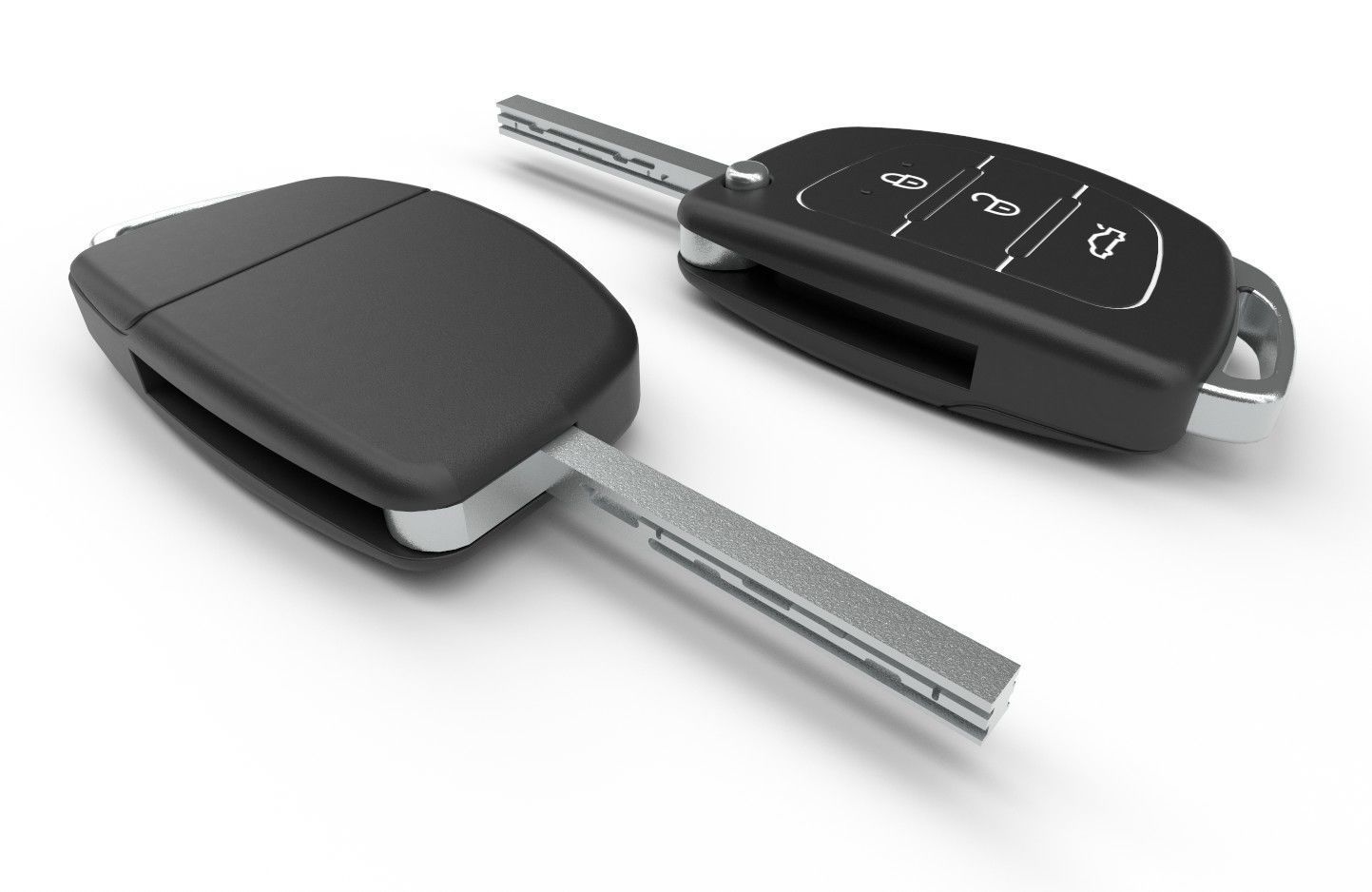 Car key Model 2 Low-poly 3D model_18